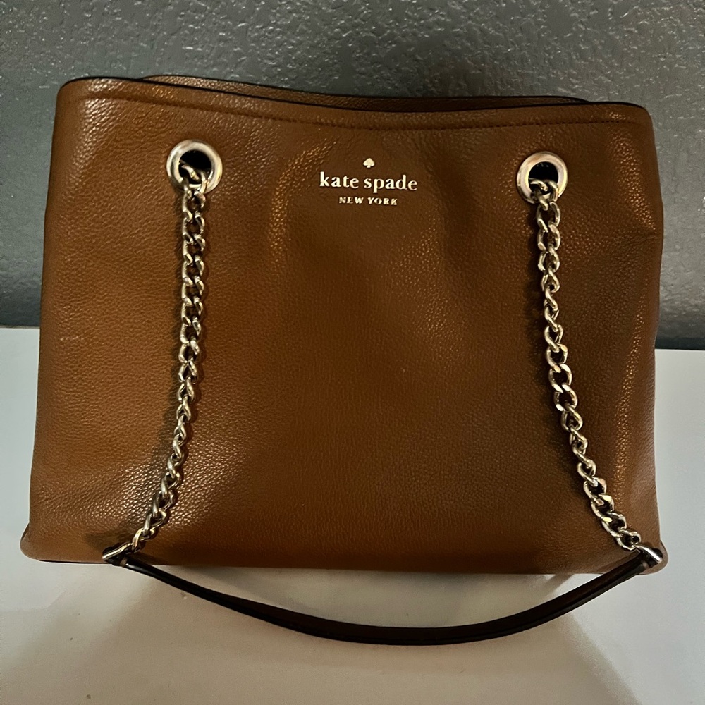 Kate Spade Tan Leather Shoulder Bag